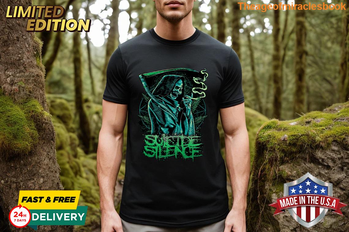 Men Suicide Silence Reaper T-shirt ,Long Sleeved, Tee, V-neck, Hoodie
