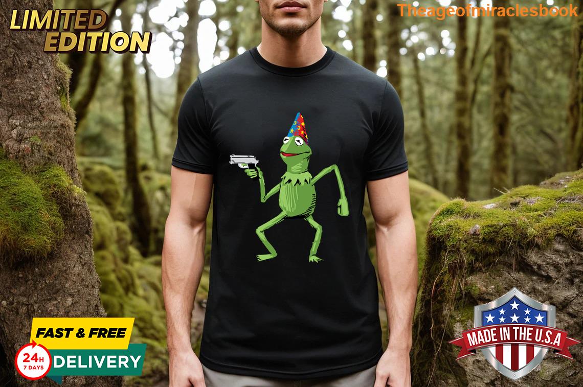 Kermit With Gun Limitied Edition T-shirt