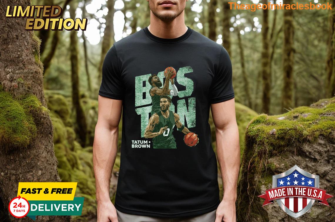 Discount Jayson Tatum Jaylen Brown Boston Duo Fashionable T-shirt