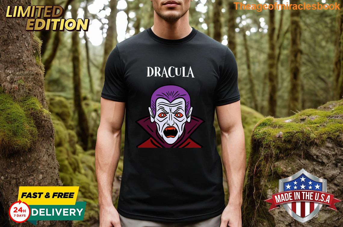 Dracula Bram Stoker 1897 Count Vampire Horror Gothic T-shirt