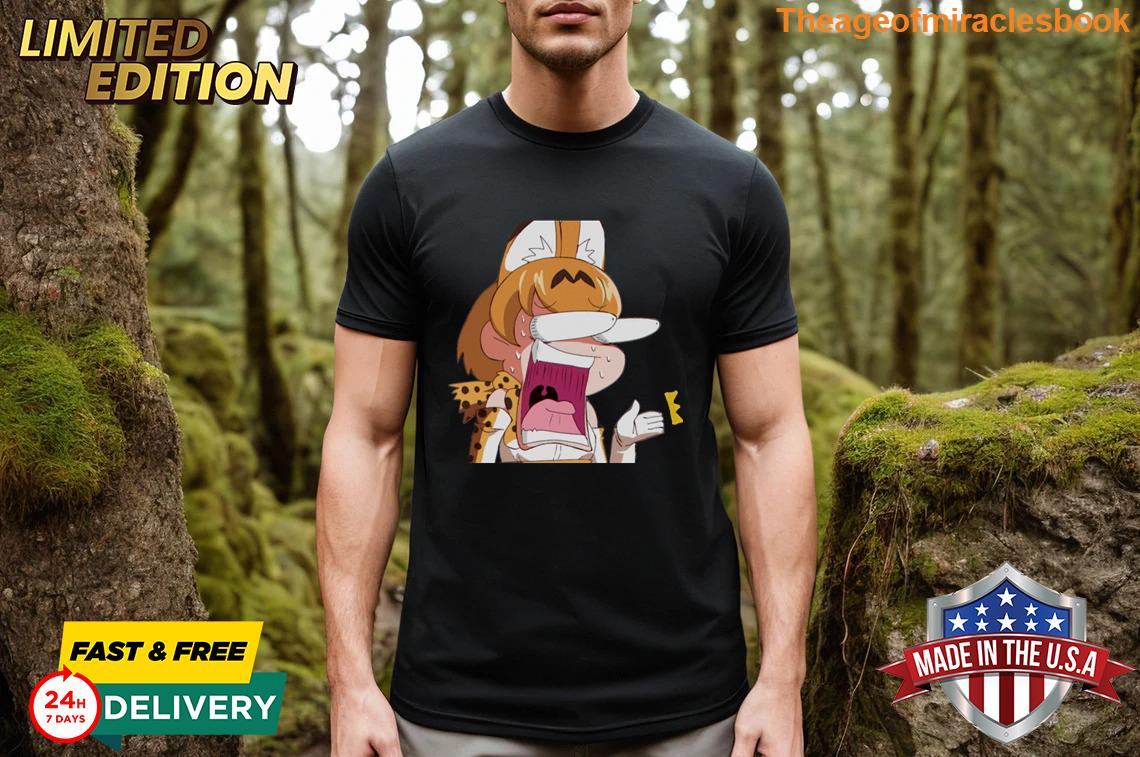 Serval Cartoon Style T-shirt