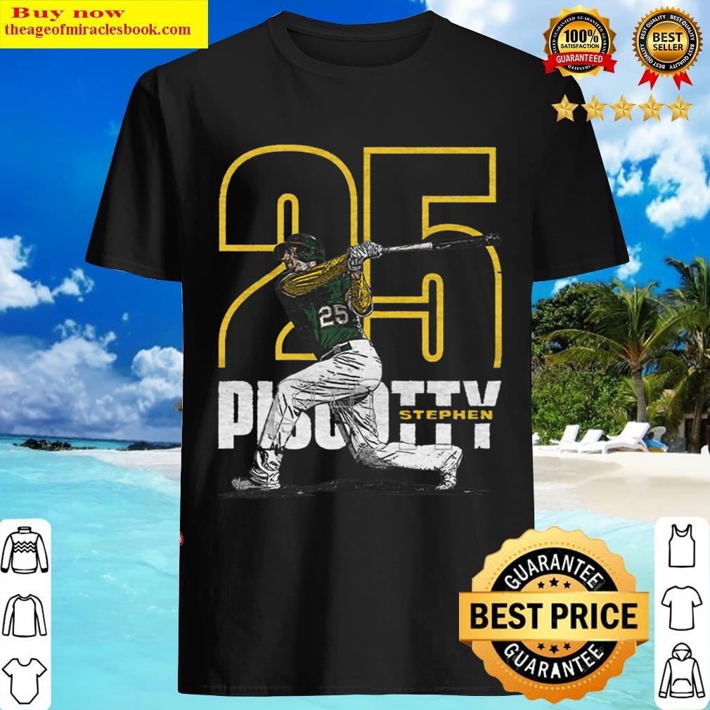 Stephen Piscotty Oakland Outline T-shirt