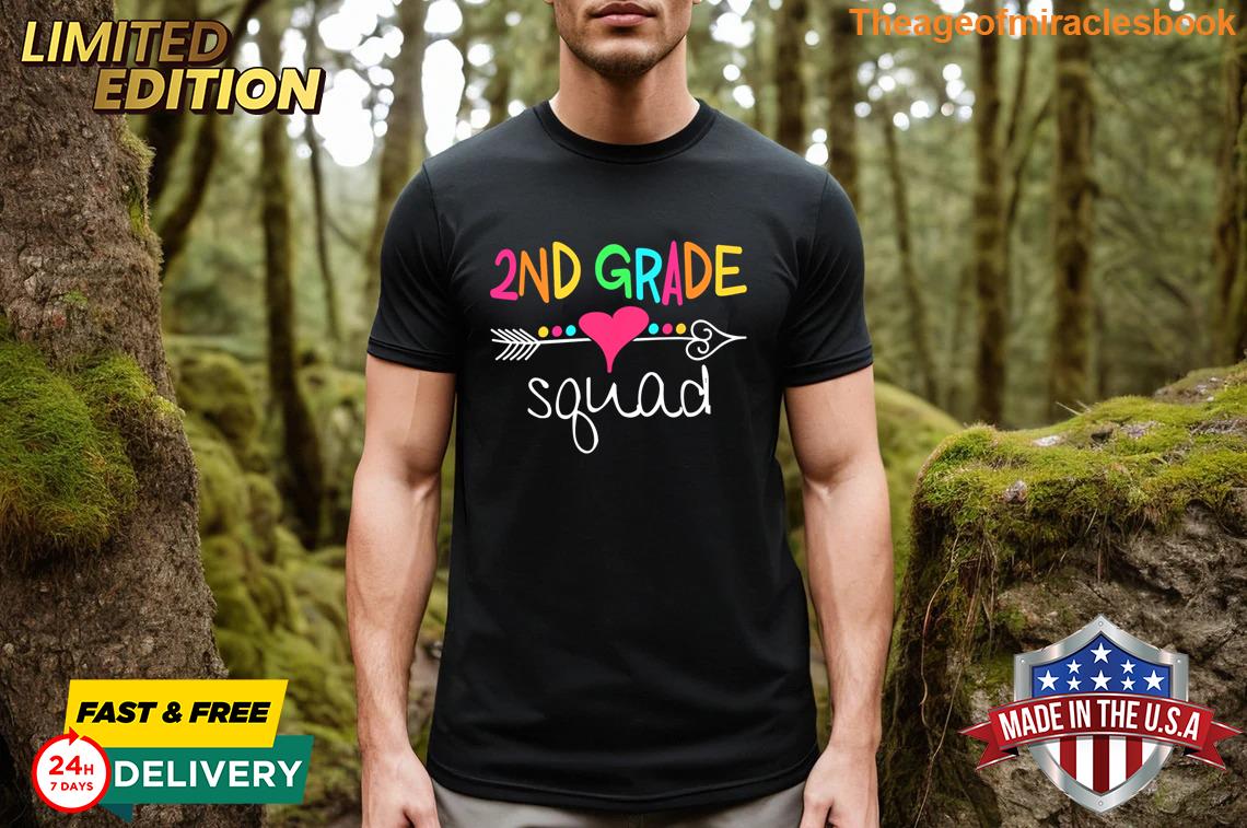 2nd Grade Squad Second Teacher Student Team Back To School T-shirt 2nd Grade Squad Second Teacher Student Team Back To School T-shirt