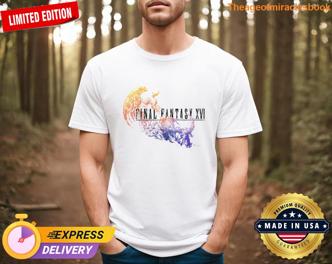 Final Fantasy Xvi Distressed Logo T-shirt
