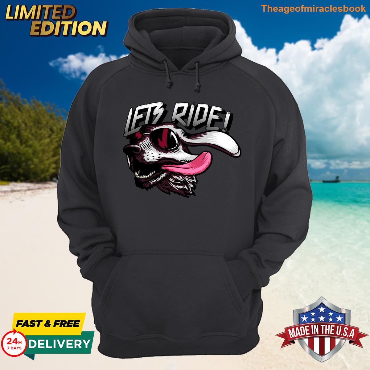 Alternative view of Let's Ride T-shirt