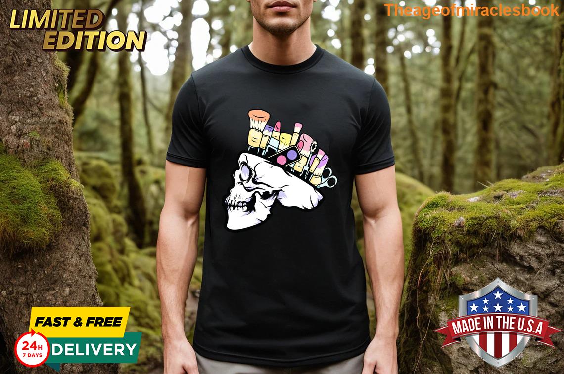 Make Up Skull Gothic T-shirt