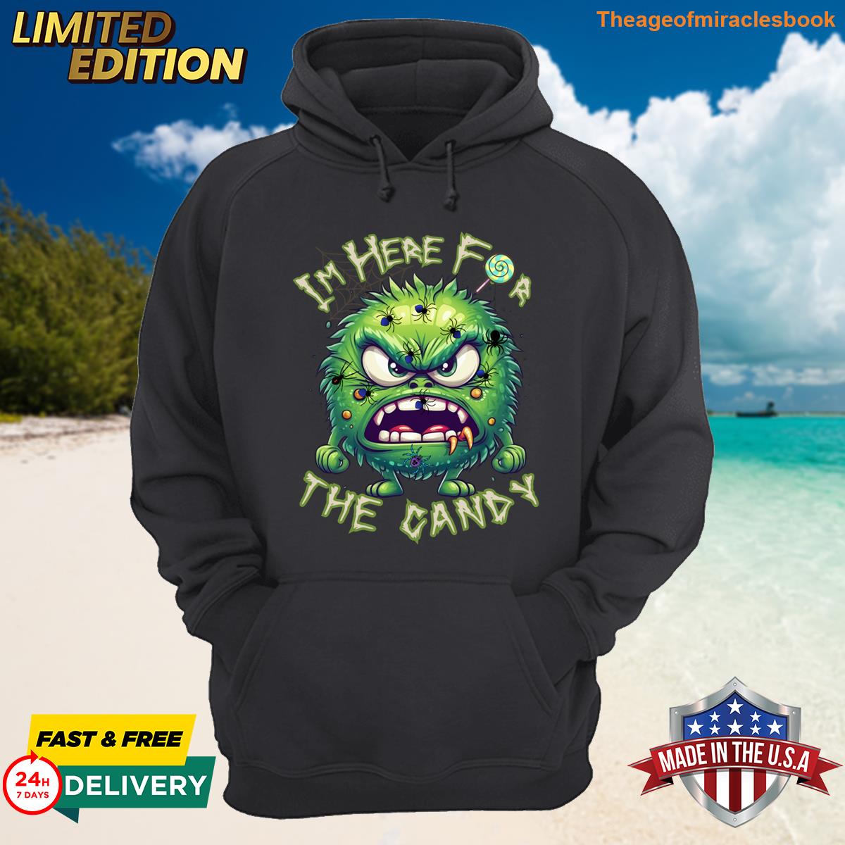 Alternative view of Monster Green T-shirt