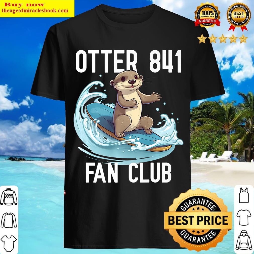 Cute Surfing Otter 841 T-shirt