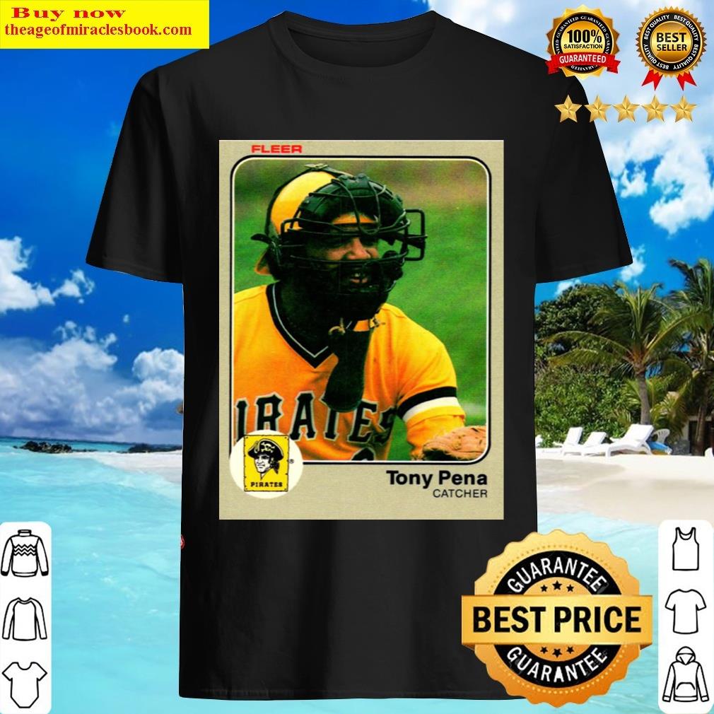 Tony Pena 83 Fleer T-shirt
