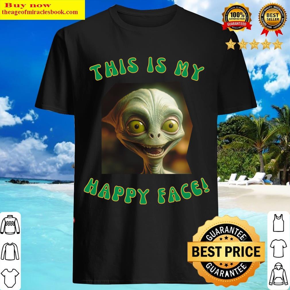 Funny Happy Face Alien T-shirt