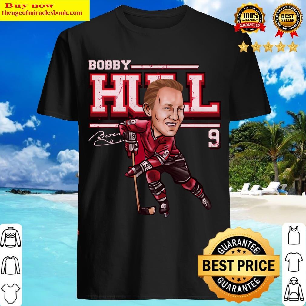 Bobby Hull Chicago Cartoon T-shirt