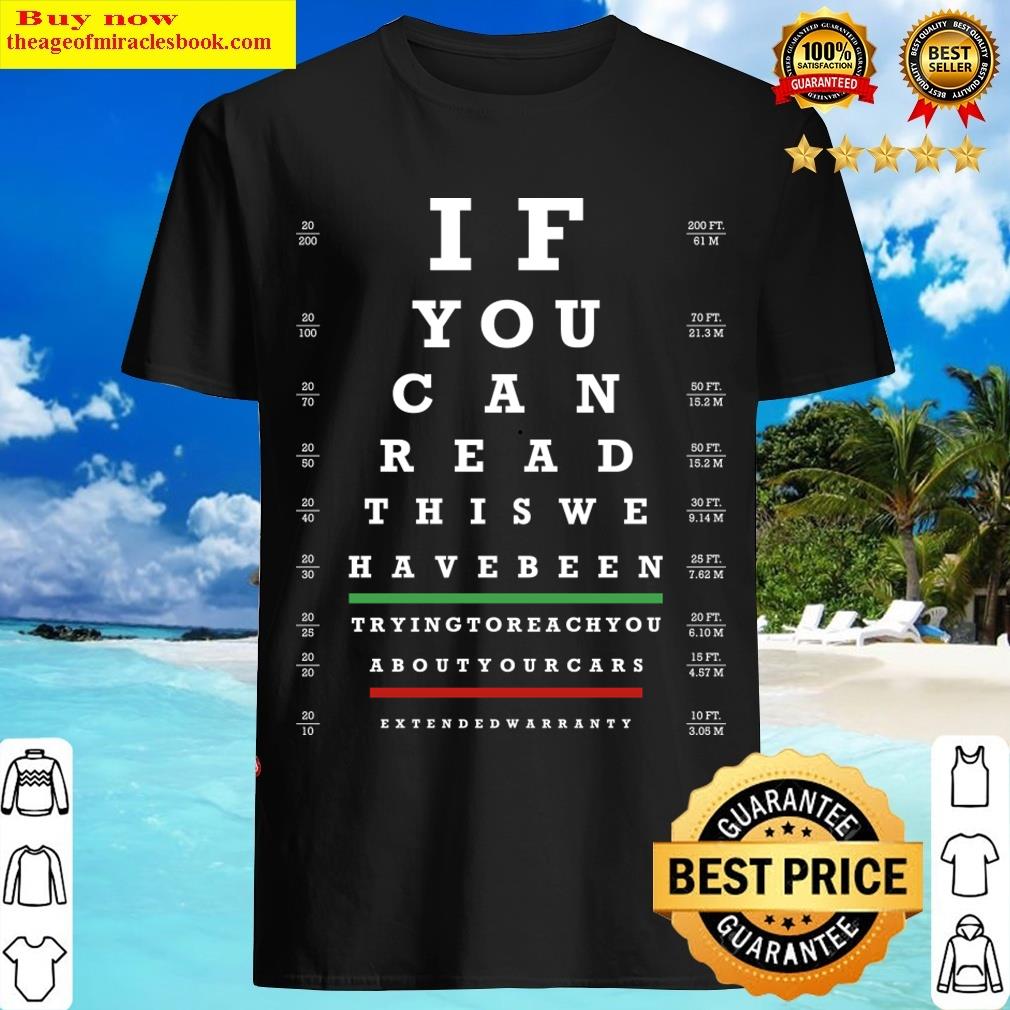 Snellen Warranty T-shirt