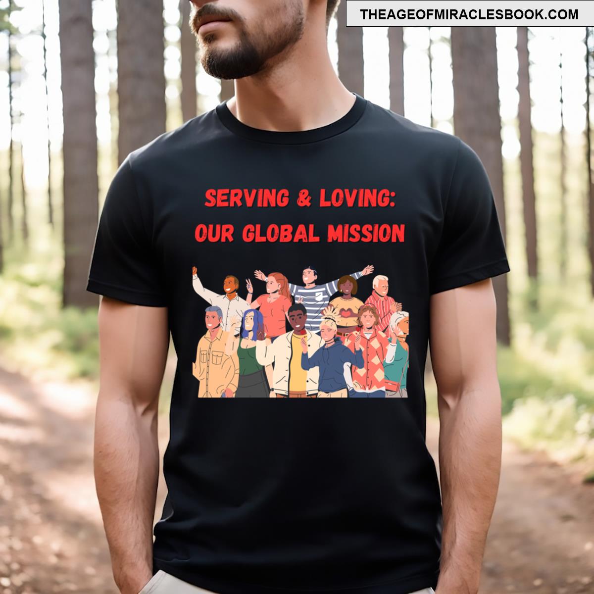 Global Unity Through Serving Loving Motivationinspiration Essential T-shirt