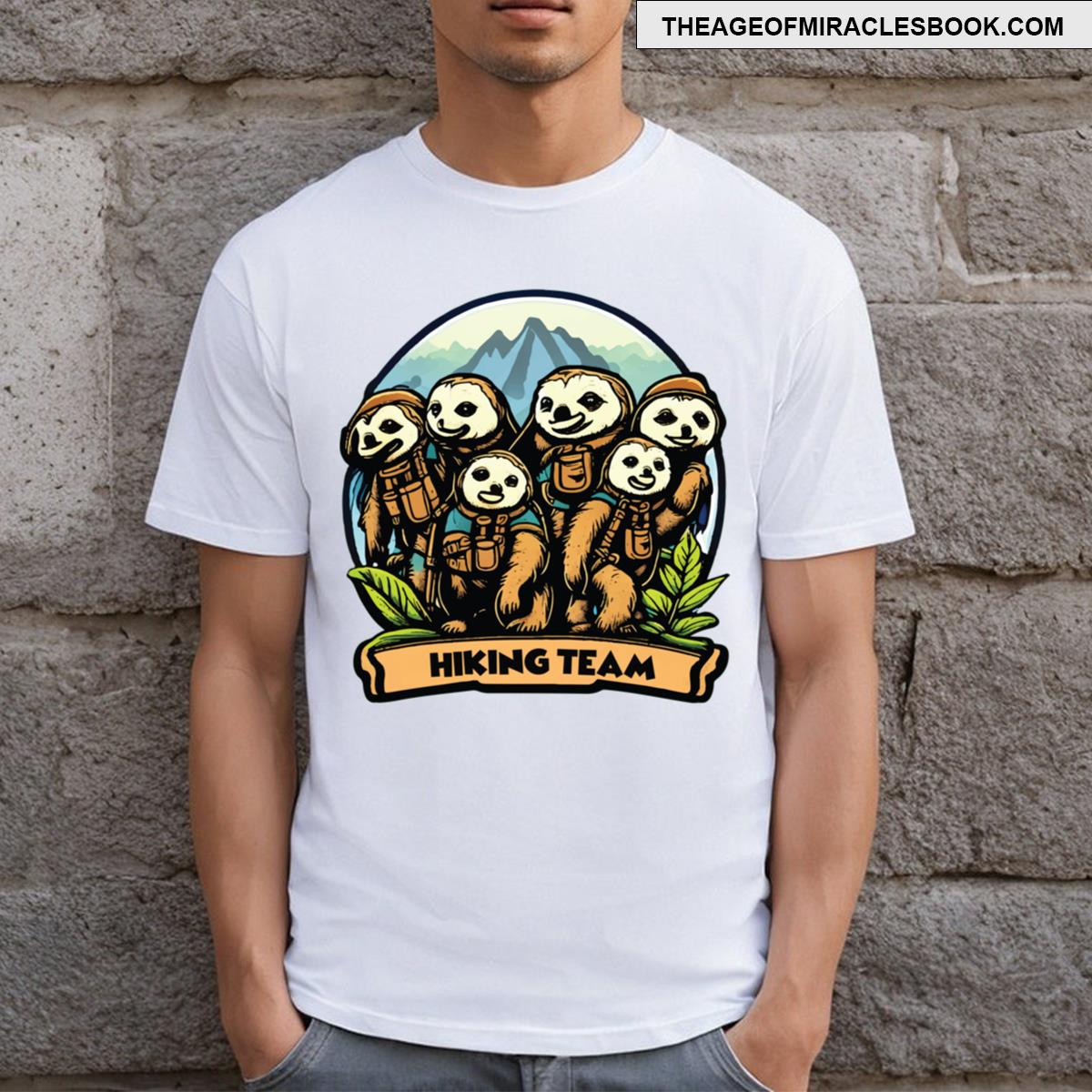 Hiking Sloth Team Funny Essential T-shirt