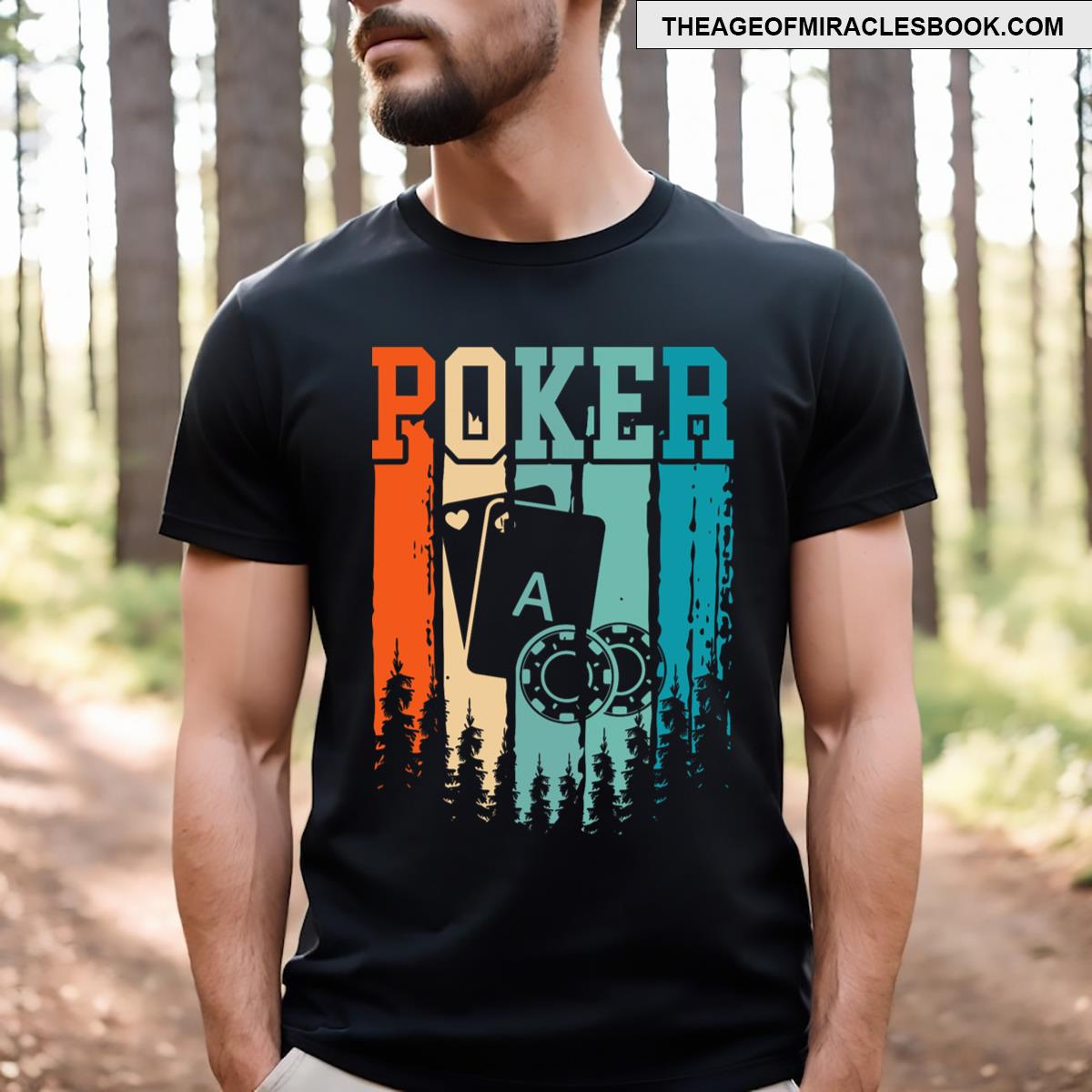 Poker Retro Vintage T-shirt