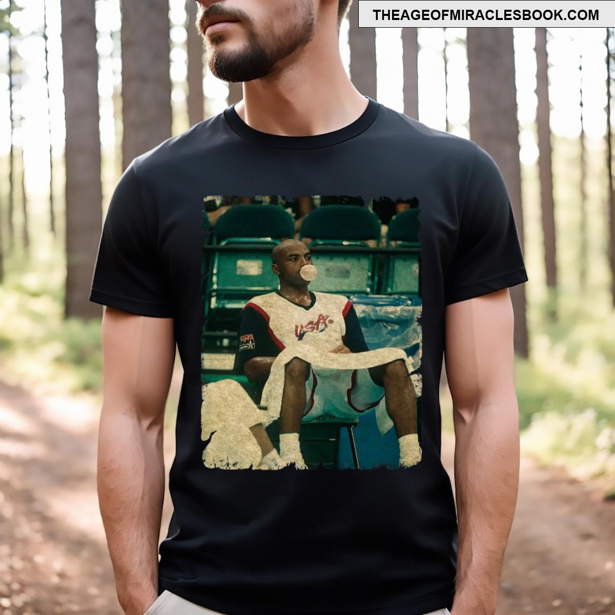 Charles Barkley Eats Bubble Gum T-shirt