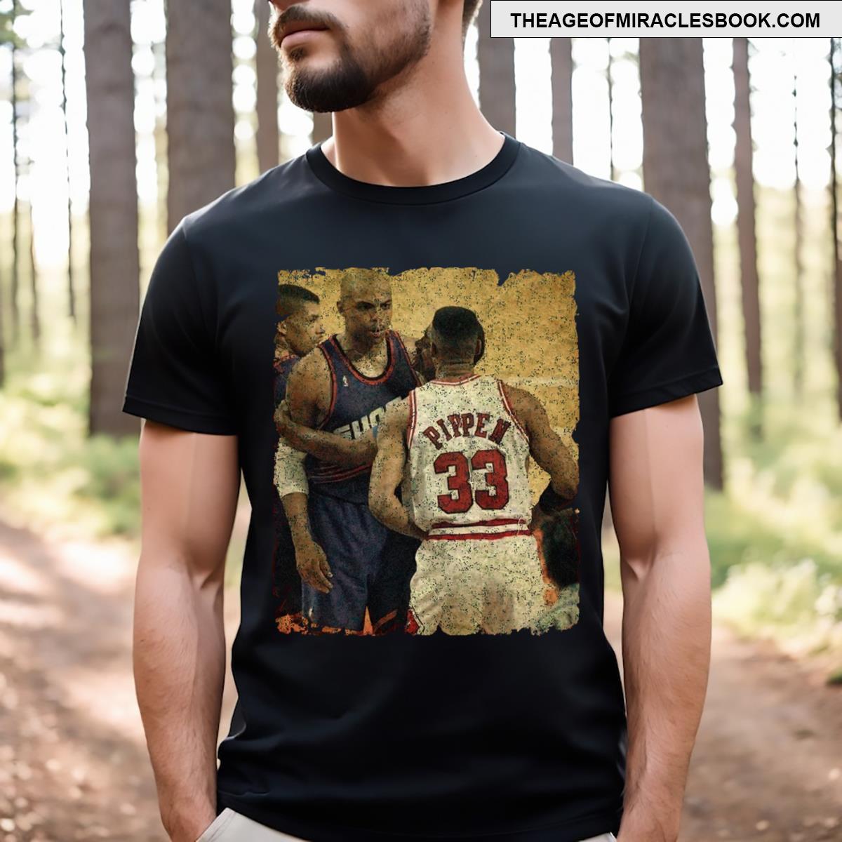 Charles Barkley Vs Scottie Pippen T-shirt