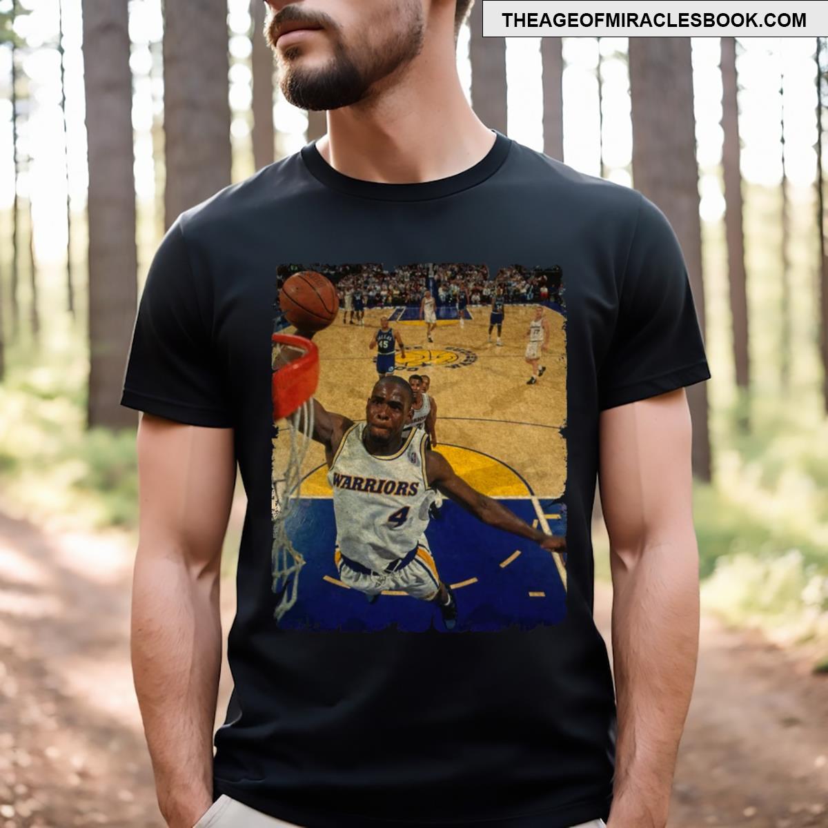 Chris Webber On Golden State Warriors T-shirt Chris Webber On Golden State Warriors T-shirt