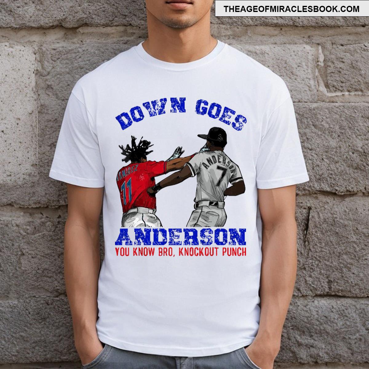 Down Goes Anderson T-shirt