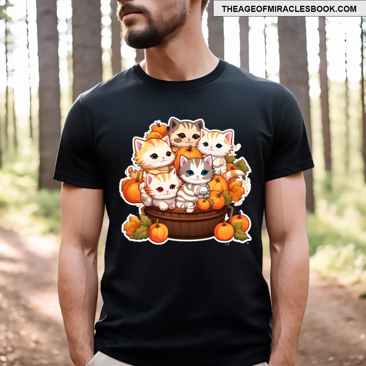 Halloween Cute Cat T-shirt