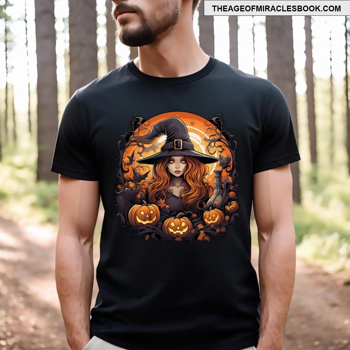 Playful Haunts Halloween Graphic Active T-shirt