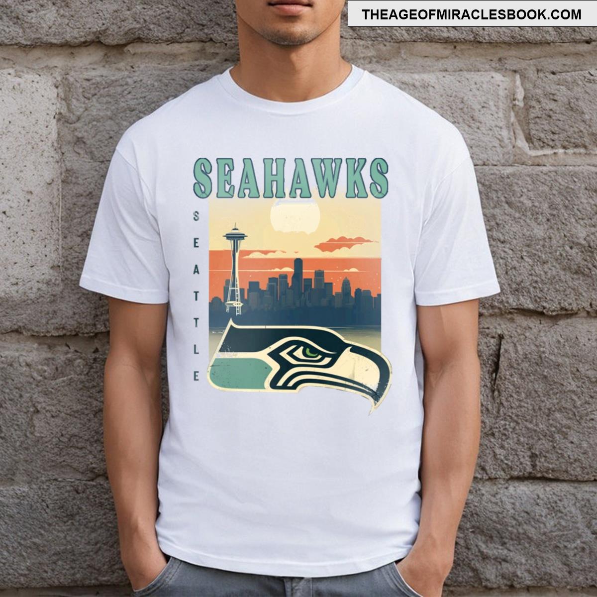 Seattle Seahawks Vintage Style T-shirt