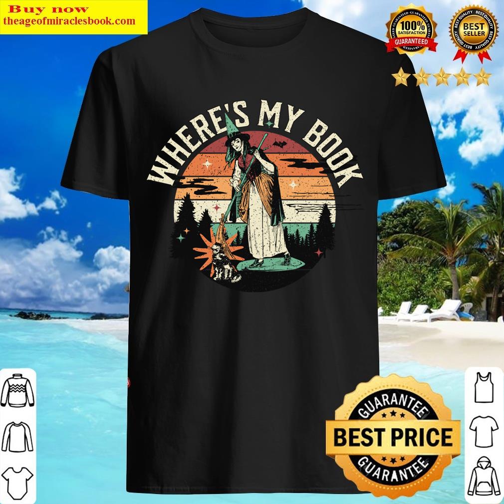 Where’s My Book Funny Reading T-shirt