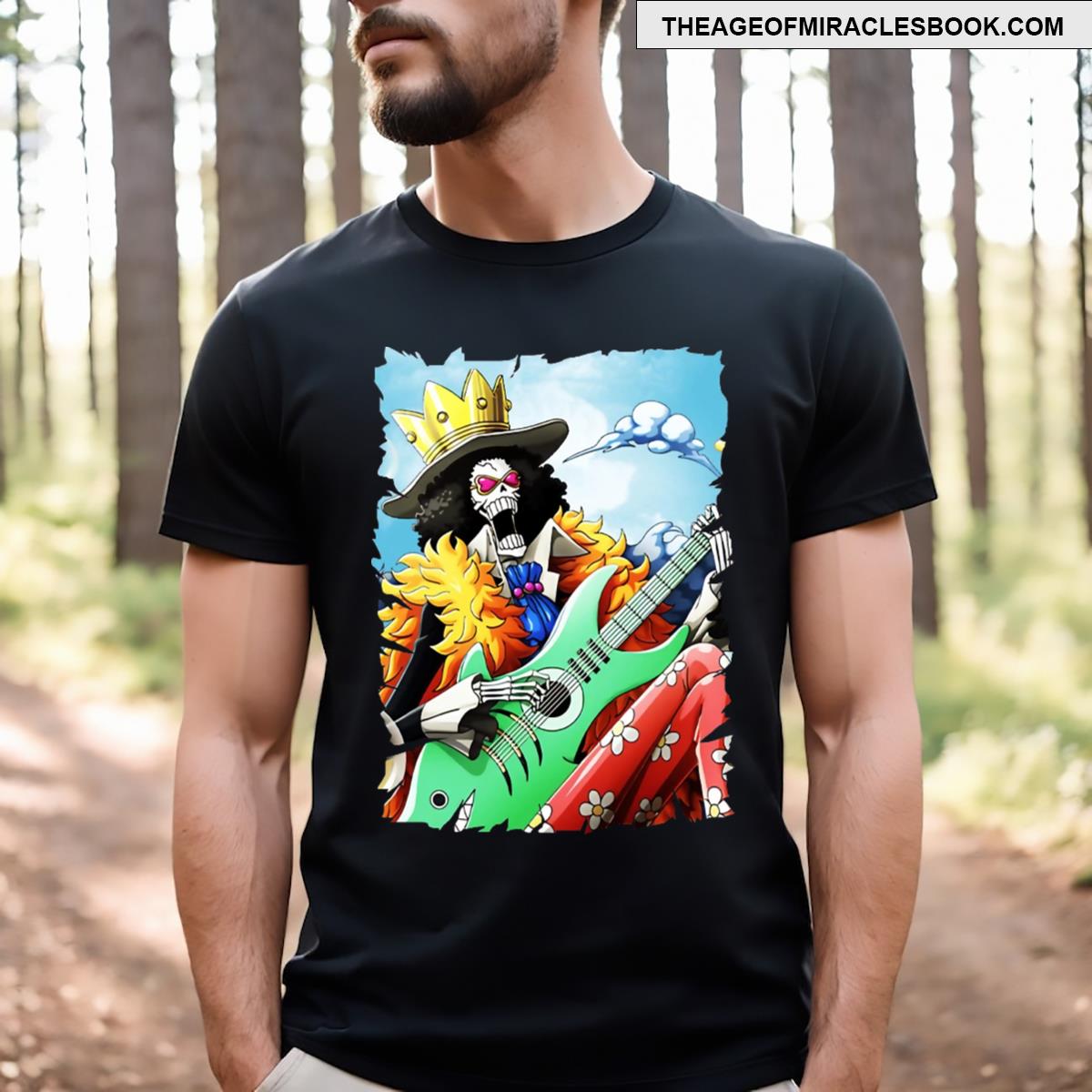 Brook Anime Merchandise T-shirt