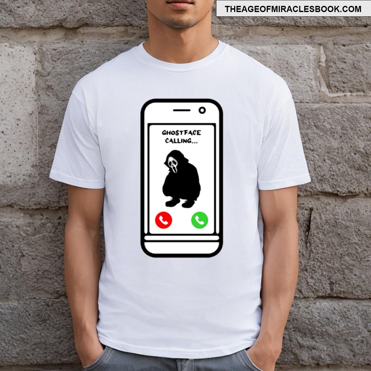 Ghostface Calling Funny T-shirt
