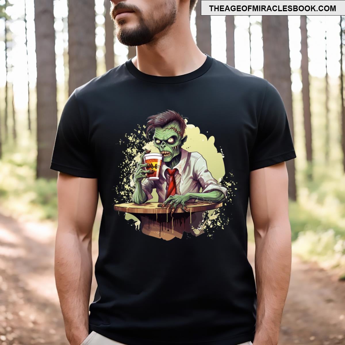 Zombie Coffee Time T-shirt