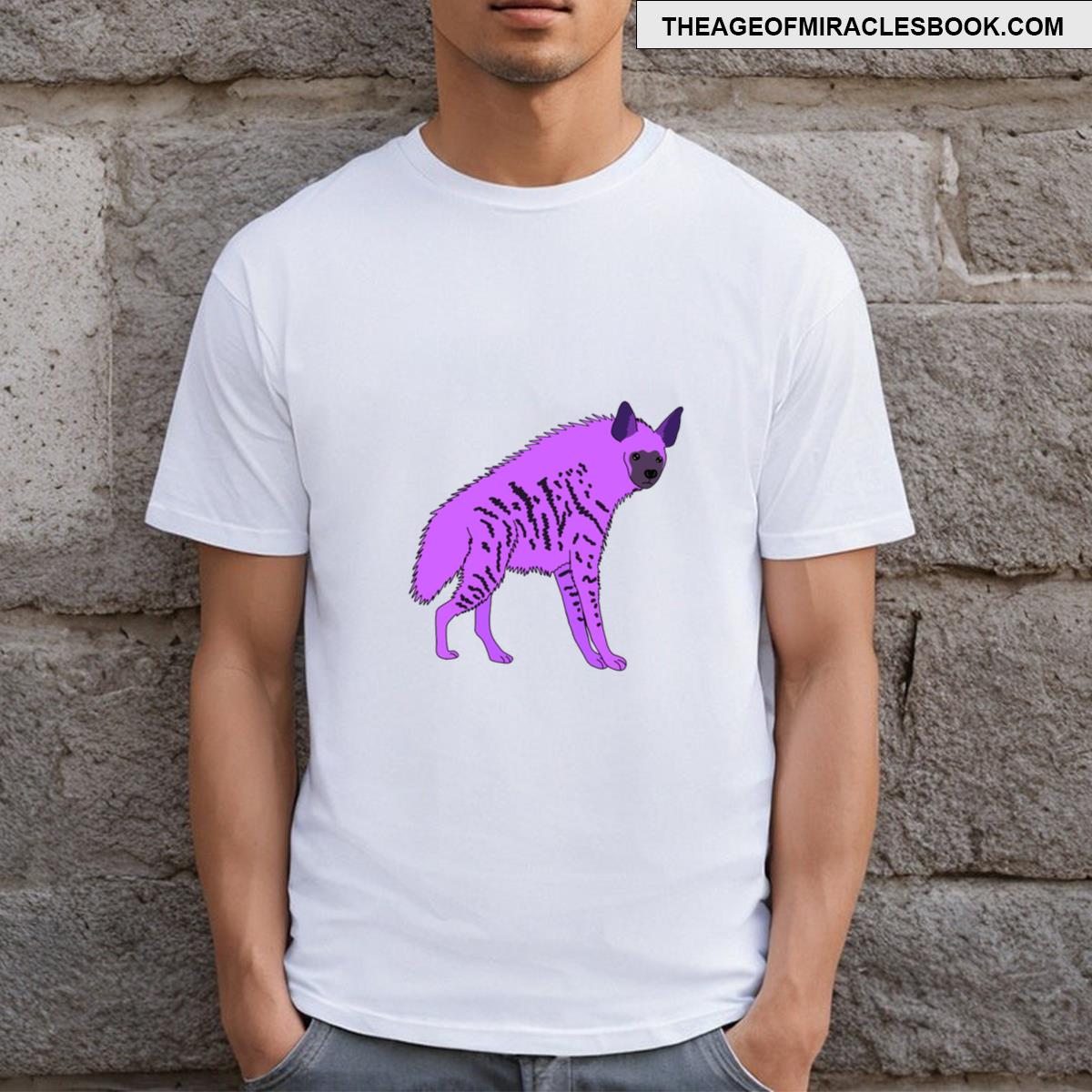 Purple Stripped Hyena T-shirt