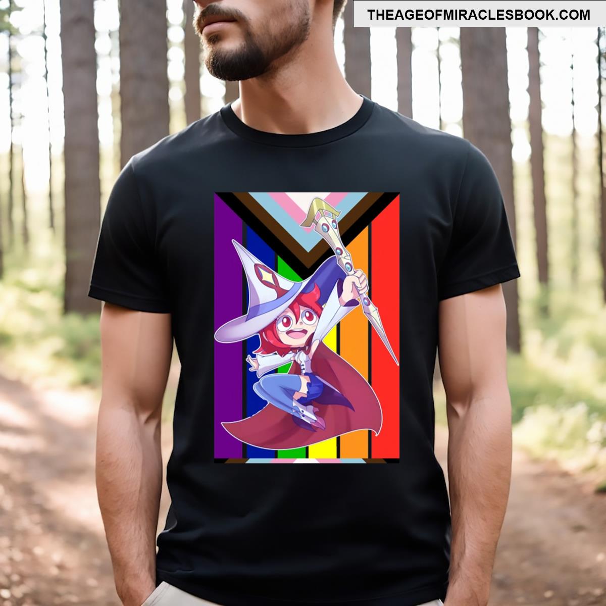 Shiny Chariot Pride Flag T-shirt