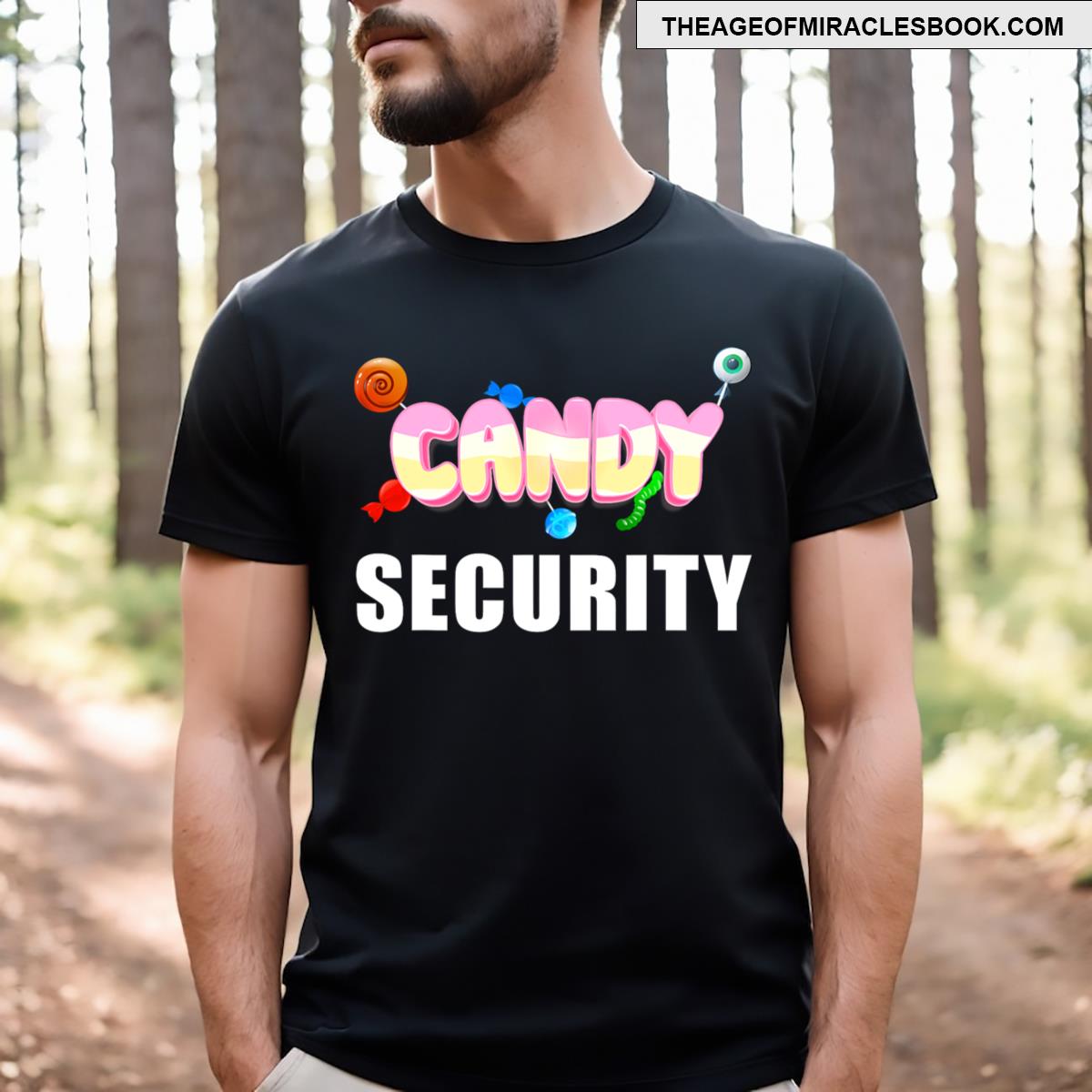 Candy Security Halloween Funny Costume T-shirt