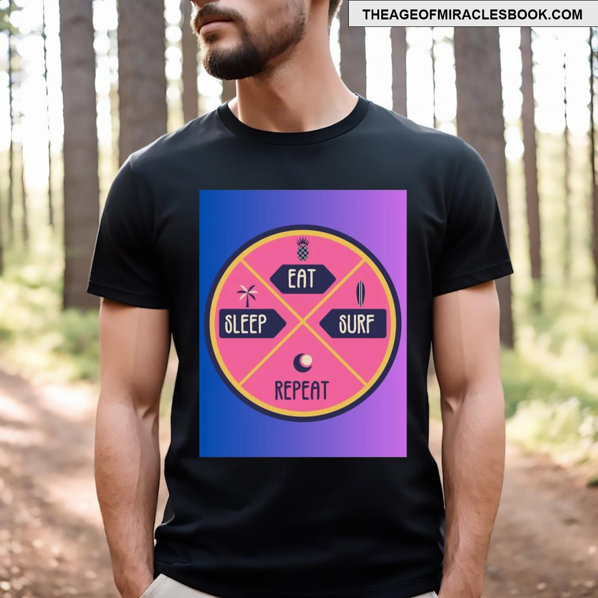 Eat Sleep Surf T-shirt