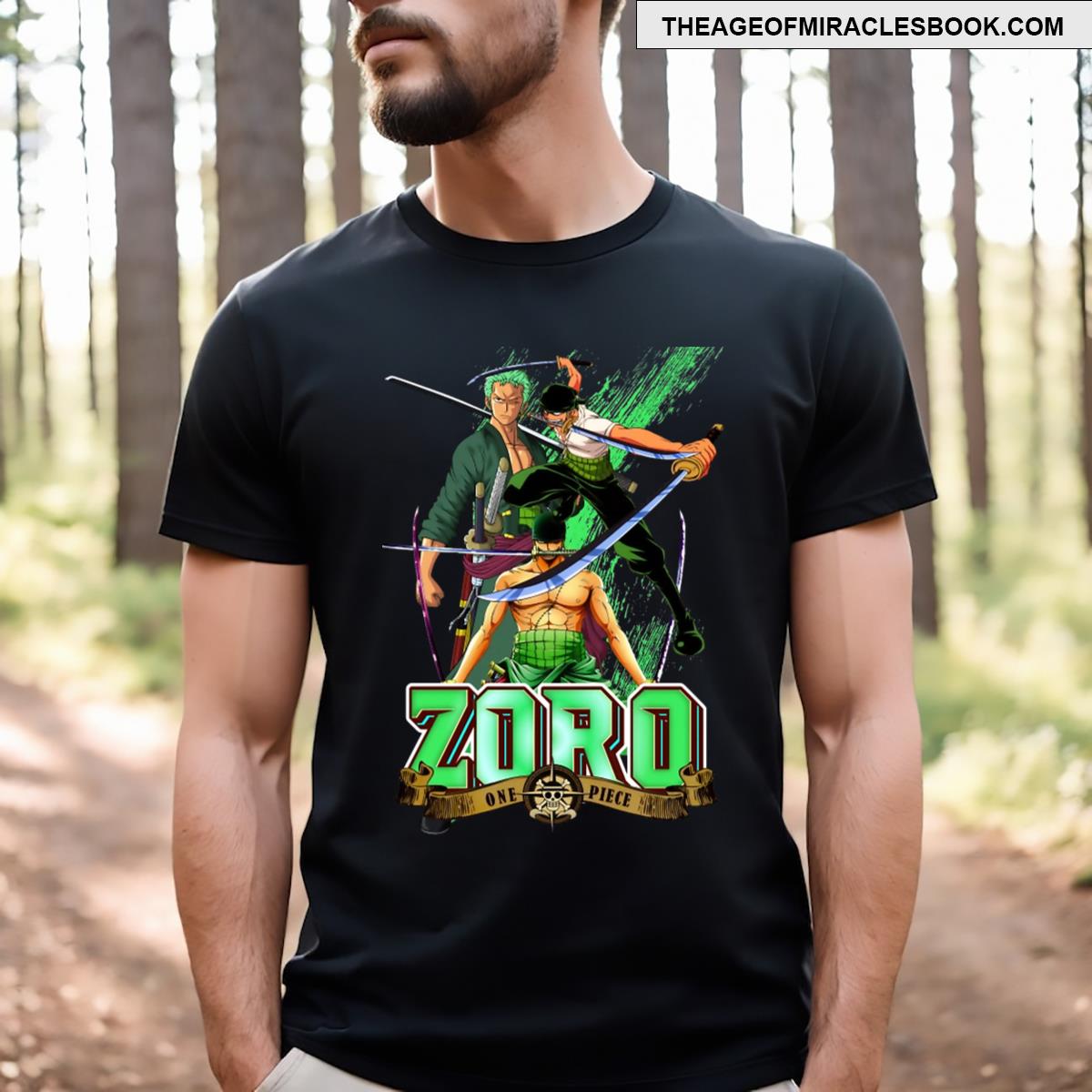 One Piece Anime Zoro V2 T-shirt
