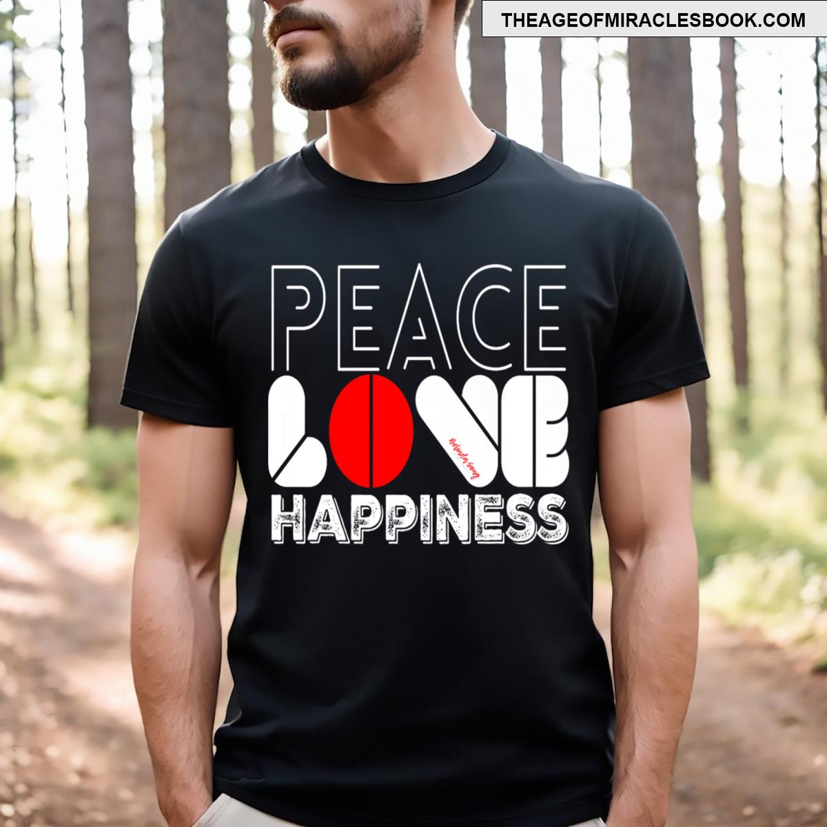 Peace Love Happiness T-shirt