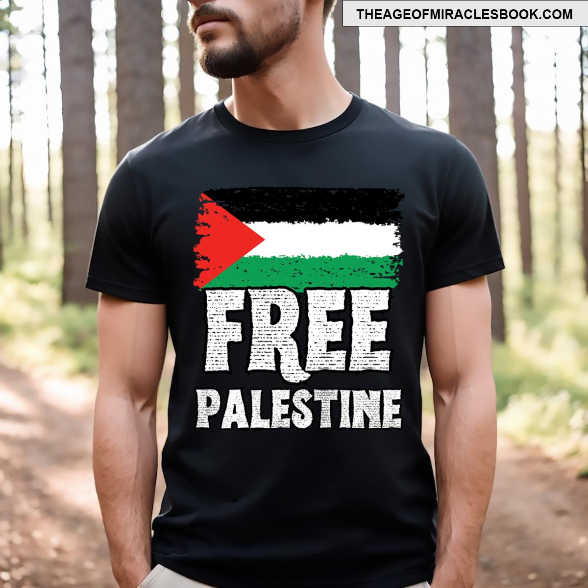 Free Palestine Flag T-shirt