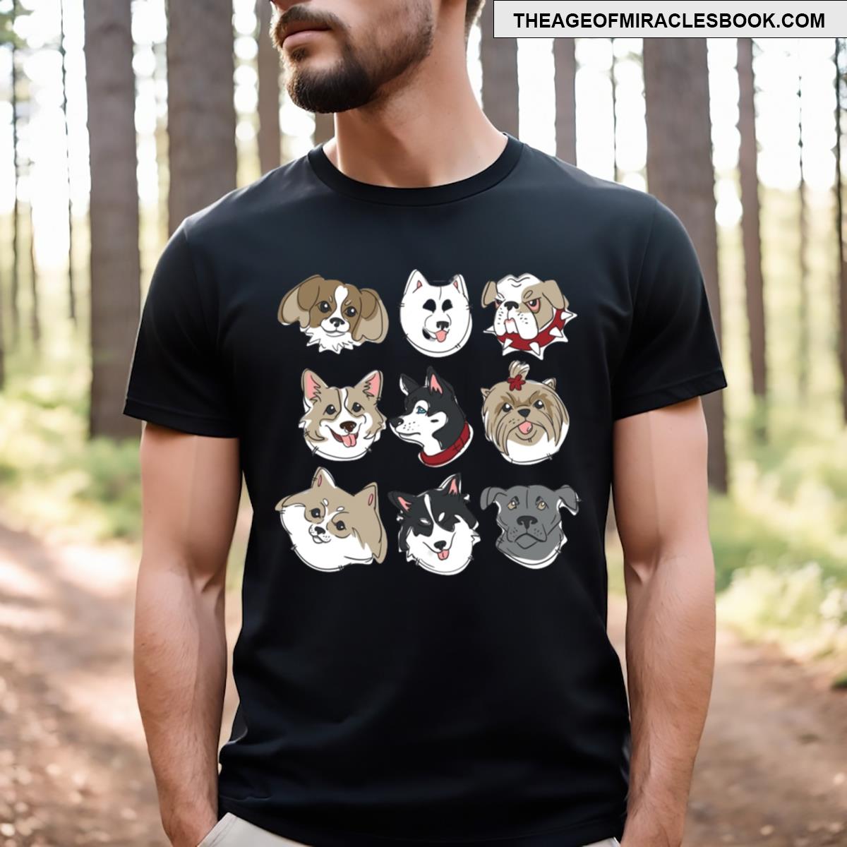 Cartoon Dogs T-shirt