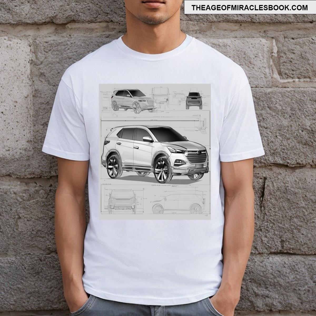Crossover Suv Versatility Blueprint T-shirt