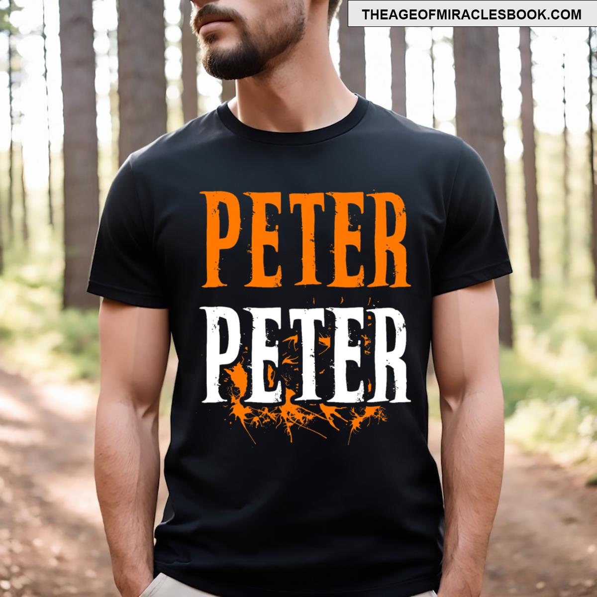 Peter Pumpkin Eater Costume Halloween Splash T-shirt