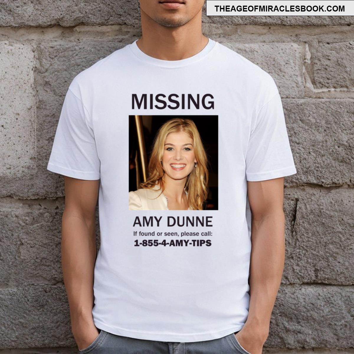 Missing Amy Dunne Gone Girl T-shirt