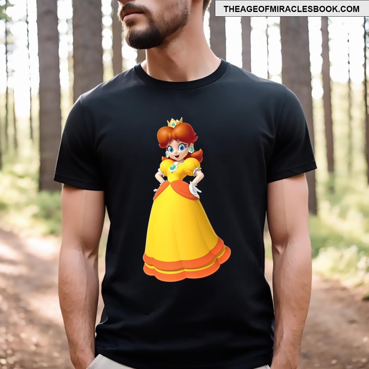 Super Mario Princess Daisy 3d Poster T-shirt