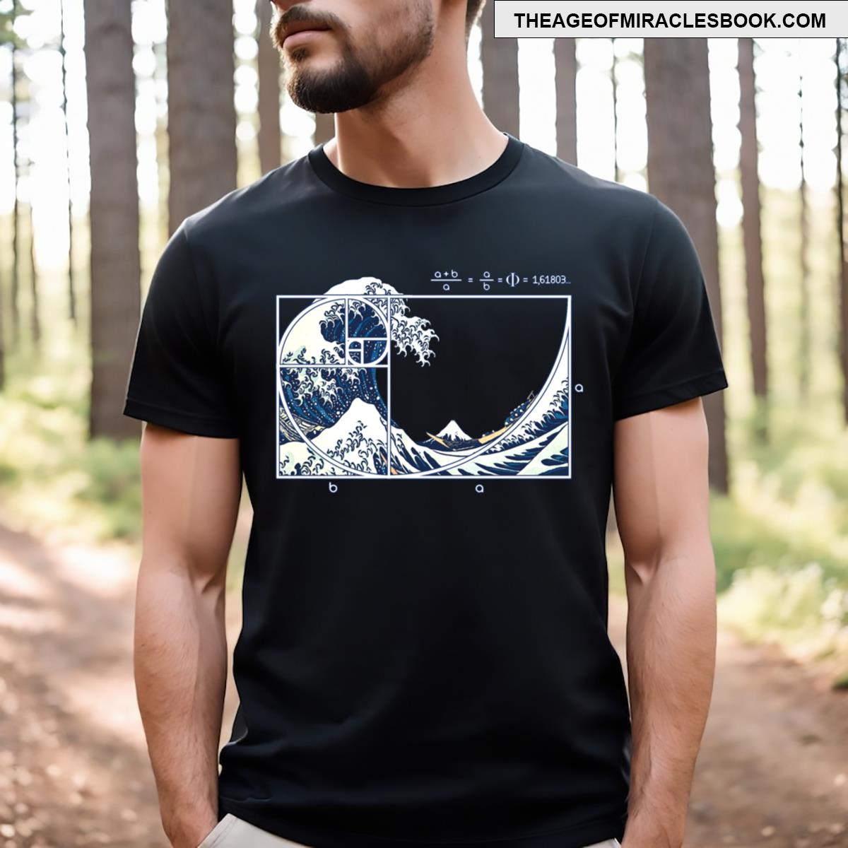 The Great Fibonacci Wave T-shirt