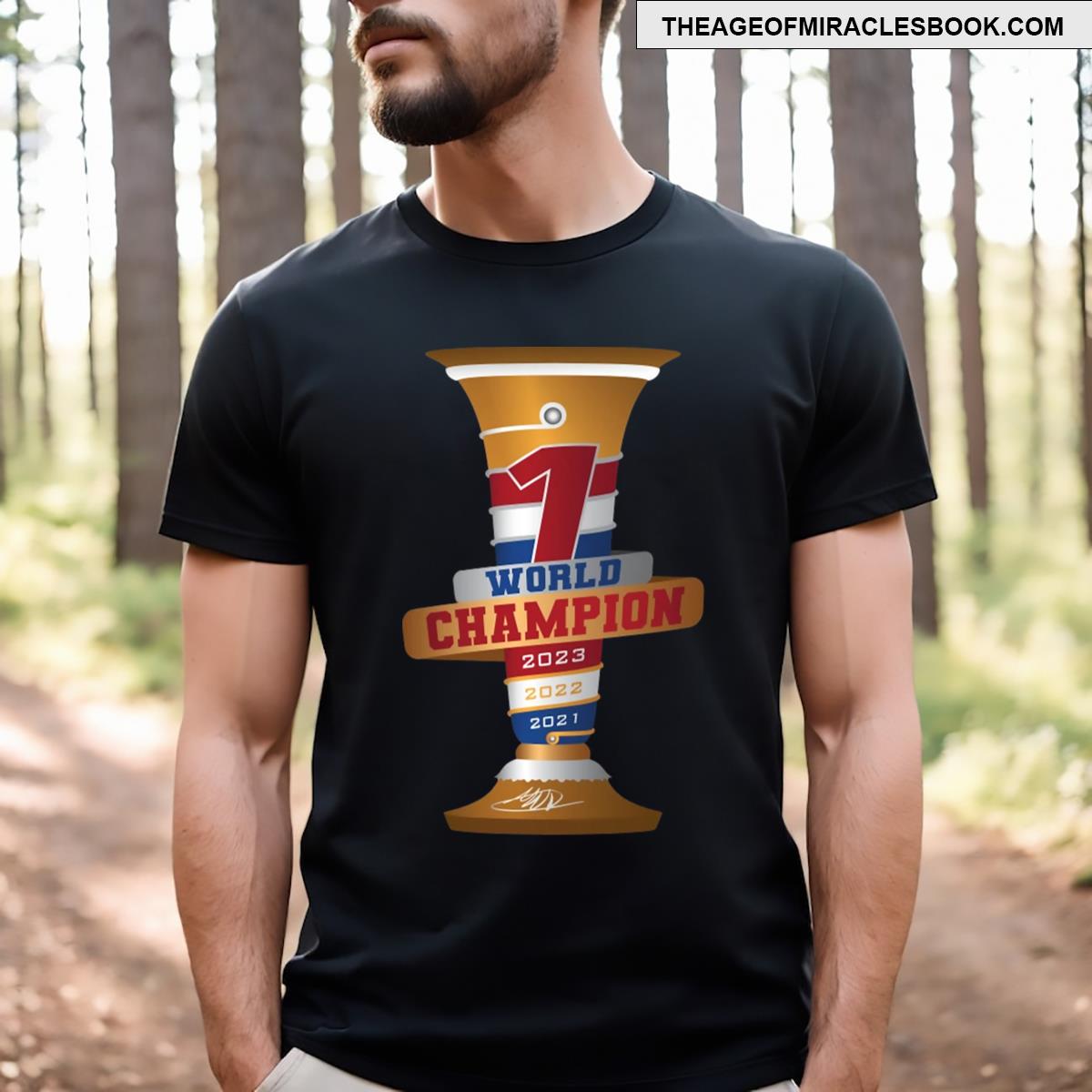 Max 3time World Champion T-shirt
