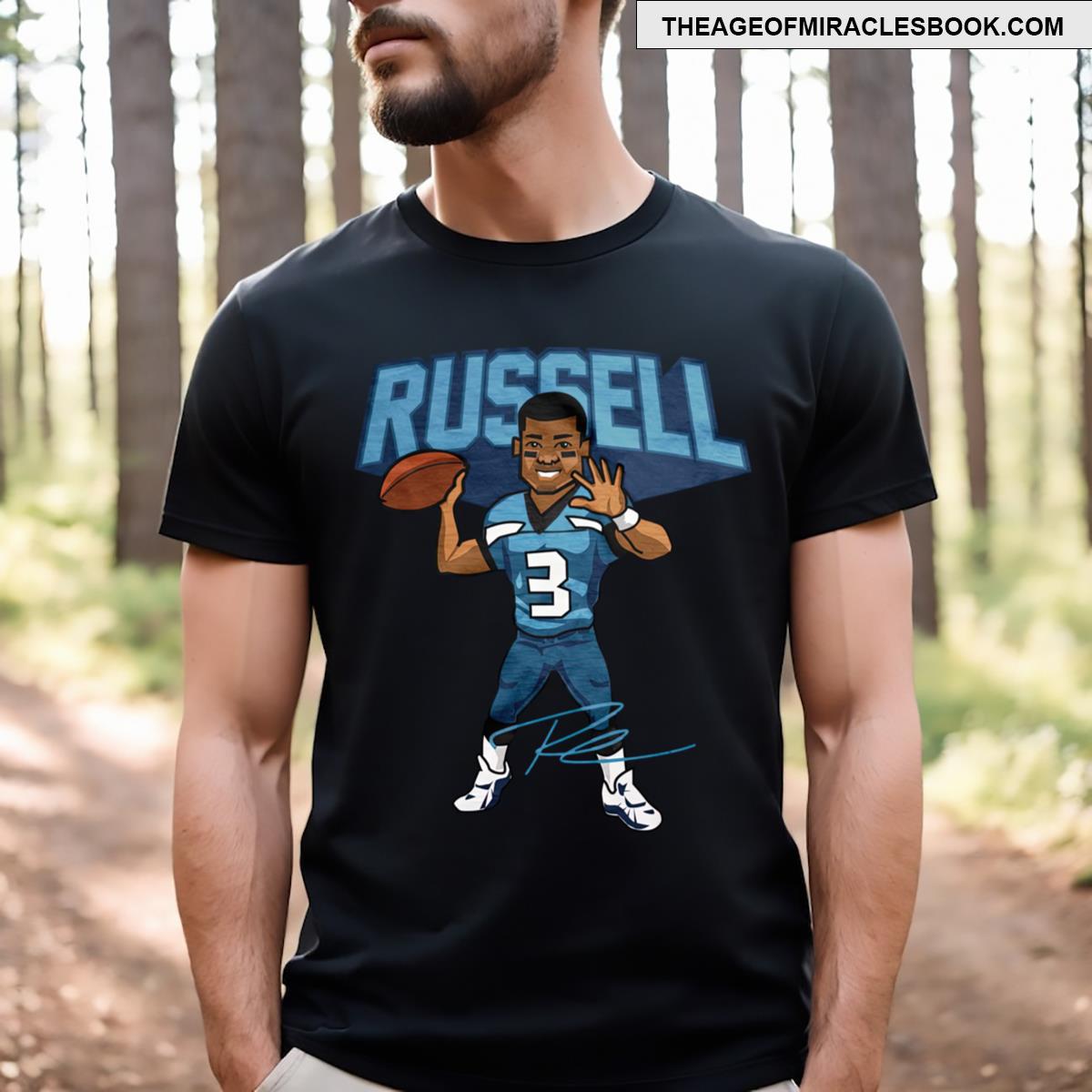 Russell Wilson Cartoon Essential T-shirt