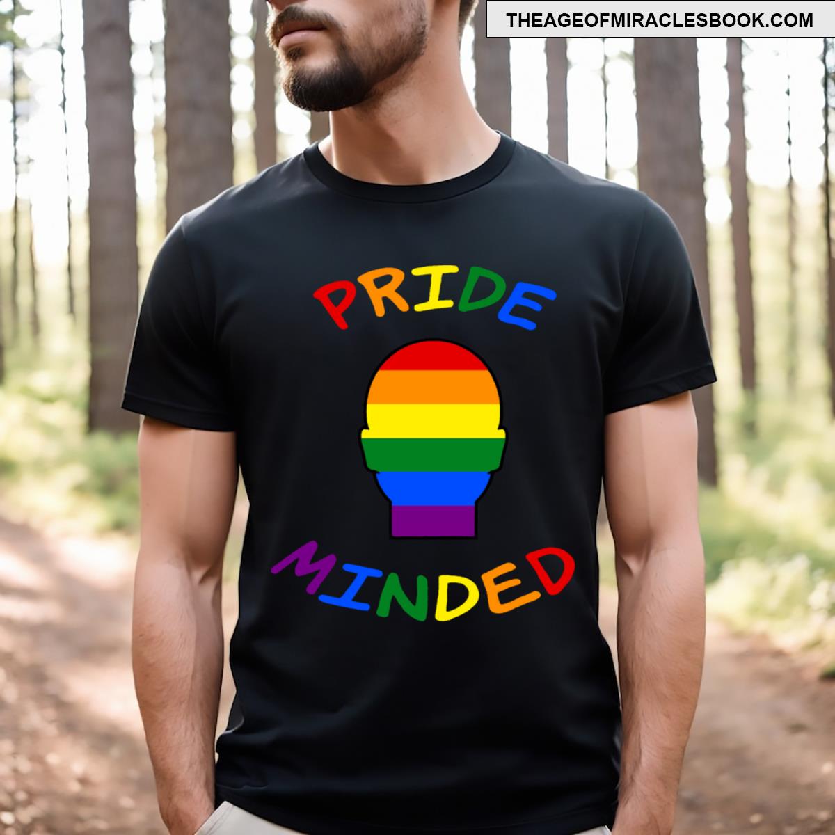 Pride Minded Lgbtq+ Design Large T-shirt