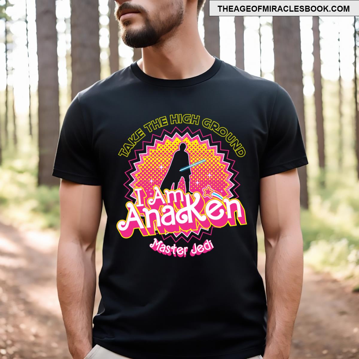 Anaken High Ground Anakin Funny Sci Fi T-shirt