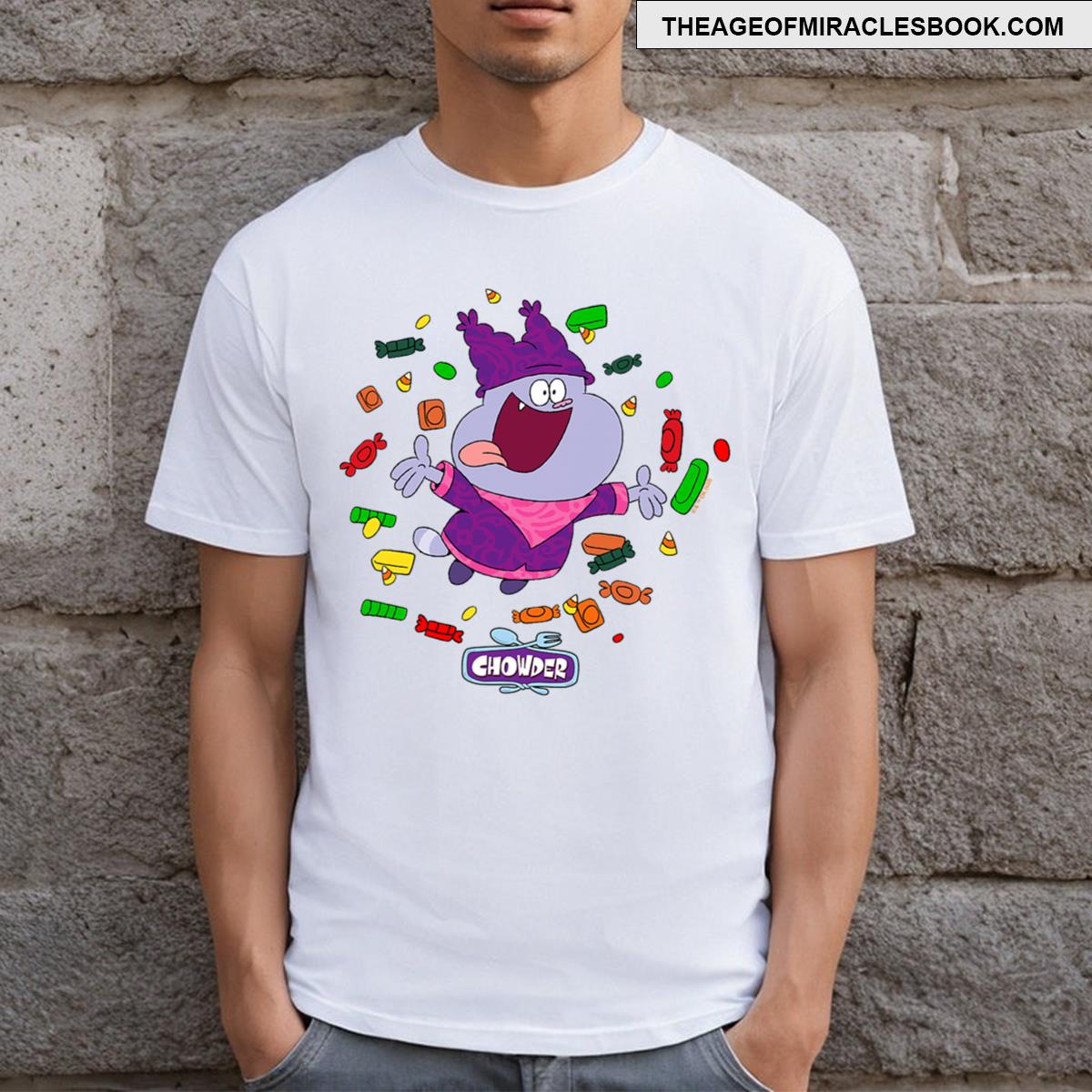 Chowder Halloween Candy Explosion T-shirt