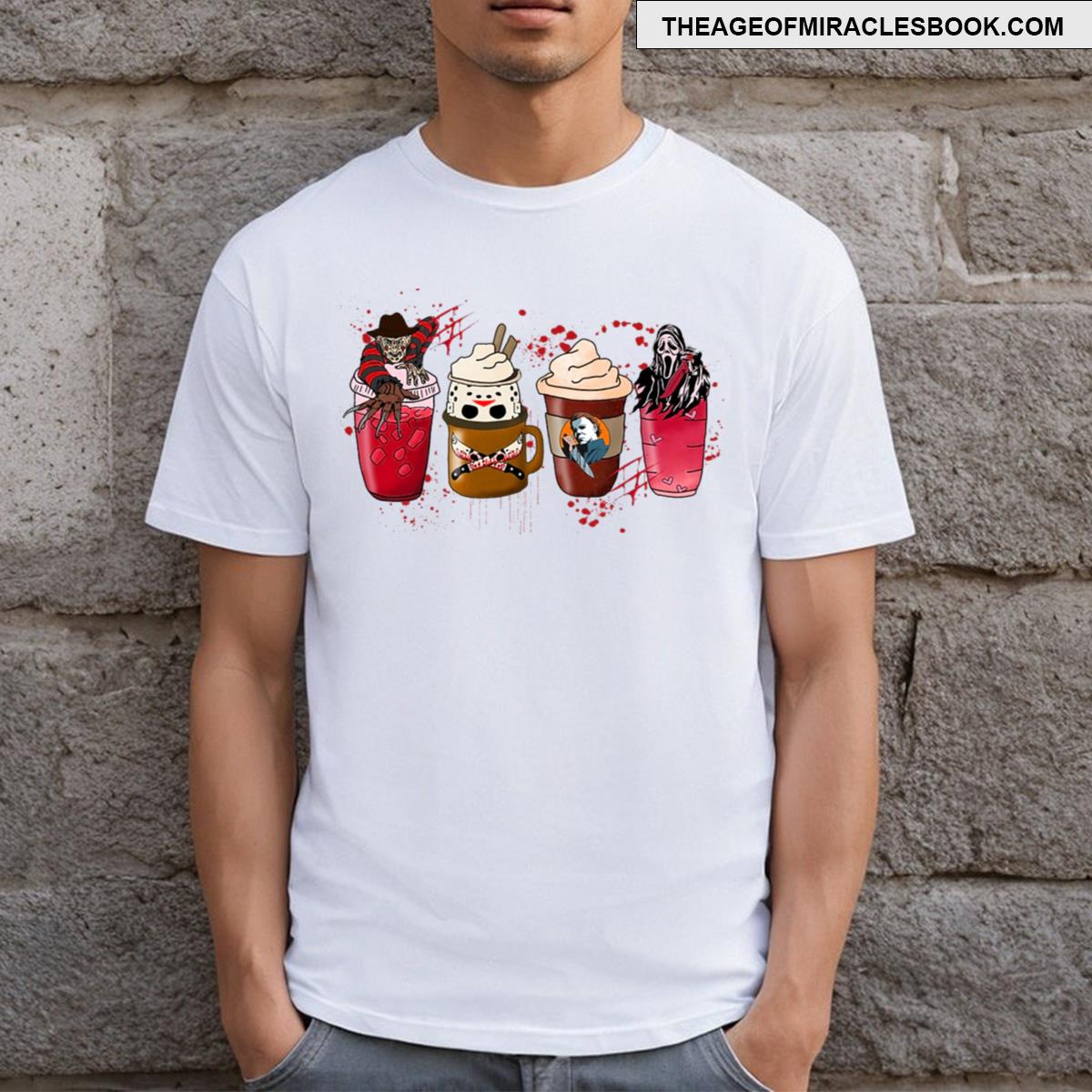 Halloween Coffee Horror 2023 T-shirt