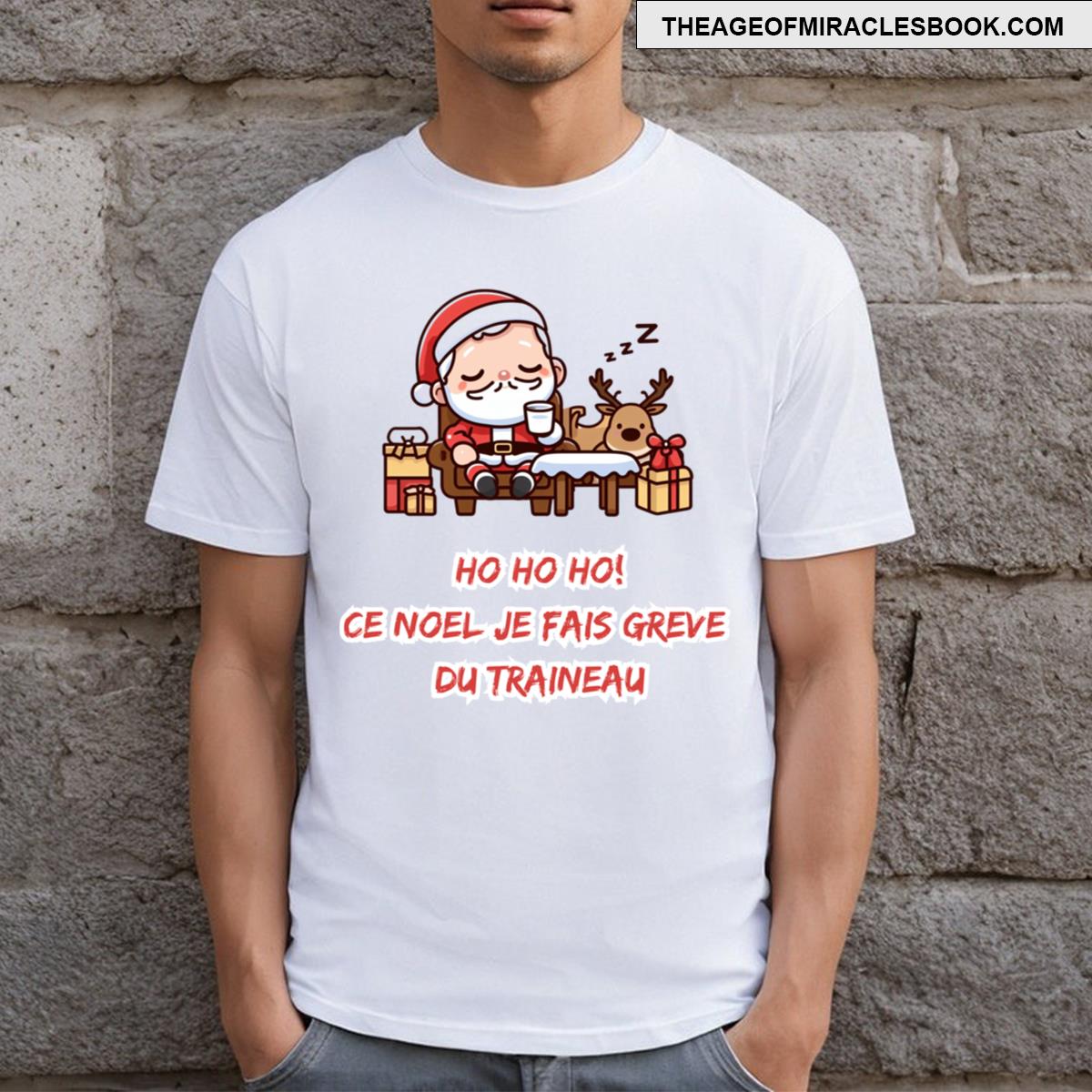Santa On Strike T-shirt